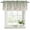 Light Beige Gray Green Grass Green, variant on 2 Pack Green Eucalyptus Leaves Valances for Windows Bedroom Living Room Window Treatments, Summer Botanical Weeping Rustic Rod Pocket Valance Drapes Short Kitchen Curtains Over Sink 60"x18"