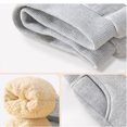 thumbnail image 4 of Kids Winter Fleece Lined Sweatpants for Girls 10-12 Cotton Warm Fall Thick Trousers Elastic Waist Jogger Pants Size 14T, 4 of 5