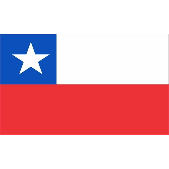 5in x 3in Chile Chilean Country Flag Bumper Sticker Decal Window Stickers Car Decals