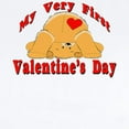 thumbnail image 2 of CafePress - First Valentine's Day Infant Bodysuit - Baby Light Bodysuit, Size Newborn - 24 Months, 2 of 4