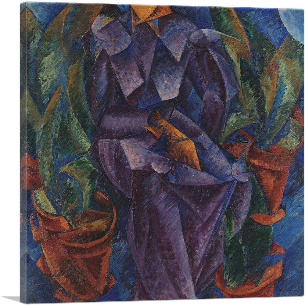 ARTCANVAS Spiral Composition 1913 Canvas Art Print by Umberto Boccioni