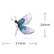 thumbnail image 3 of Broche de insecto pequeño y exquisito, ramillete de goteo de aceite Retro, broche de aleación de dia Eccomum YNCP6121/Verde, 3 of 7