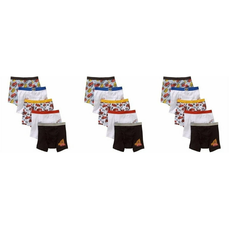 Cars Toddler Boys' Boxer Briefs, 5-Pack 