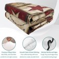 thumbnail image 4 of Queen Quilt Set 90''x96'', Texas Star Farm Lightweight Summer Bedspread Coverlet Set with 2 Pillow Shams, Country Wood Grain Vintage Western Breathable All Season Quilt Bedding for Bedroom/Guest Room, 4 of 9