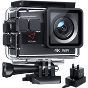 Victure AC800 4K 24FPS Action Camera with 4X Zoom, Dual Batteries with Charger, 20MP Sports Camcorderl, Upgraded EIS - Best Reviews Guide