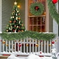 thumbnail image 5 of Guvpev 16FT Christmas Norfolk Pine Garland - Real Touch Green Faux Greenery Garland - Artificial Realistic Cedar Garlands for Mantel, Front Porch, Stairs - Indoor Outdoor Winter Christmas Decorations, 5 of 12