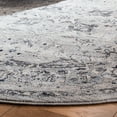 thumbnail image 3 of SAFAVIEH Charleston Zharko Floral Area Rug, Gray/Dark Gray, 6'7" x 6'7" Round, 3 of 8