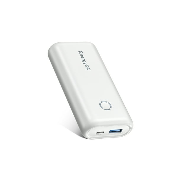 EnergyQC 10000mAh Portable Power Bank,Type C USB C Charging Battery