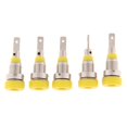 thumbnail image 2 of Tuerca de Socket Sunnimix 2MM Conector Tipo Banana Amarillo 5 Piezas, 2 of 7