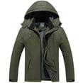 thumbnail image 4 of Gealkoca Men's Heavyweight Insulated Winter Parka – Waterproof Windproof Snow Coat with Sherpa Lining & Detachable Hood, Outdoor Hiking Jacket with Zipper Pockets (M-6XL), 4 of 4