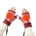 thumbnail image 1 of Usb Para Hombres Y Mujeres, Guantes Cálidos De Invierno Para Ordenador Portátil, Guantes Calefactables Sin Dedos Con Forro Polar, Calentador De Manos, Diseño Lavable Methold HA046739-03, 1 of 6