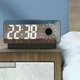 thumbnail image 3 of 1pc LED Large Screen Digital Clock, Knob Dual Display Mirror Alarm Clock, Two Sets Of Alarm Clock, Temperature Display Countdown Time Management Clock, 3 of 4