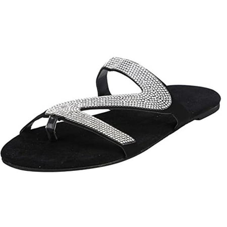 

Shiny Flat Sandals Casual Summer Beach Travel Slipper Shiny Flat Casual For Women 39 Silver White