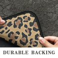 thumbnail image 6 of Brown and Black Leopard Print Door Rugs,Washable Non Slip Door Mats Indoor,Decorative Door Mats,Entry Mat Indoor for Entrance,Bedroom,Kitchen,Bathroom,30"x17", 6 of 6