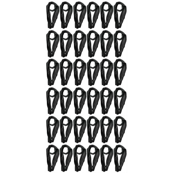 SOCKS'NBULK Wholesale Bulk Winter Fleece Scarf Solid Black And Plaid, Scarves in Bulk Unisex, One Size