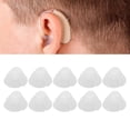 thumbnail image 4 of Earbud Tips, Hearing  Earbud Comfortable Flexible  For Hearing  Black,Transparent White, 4 of 8