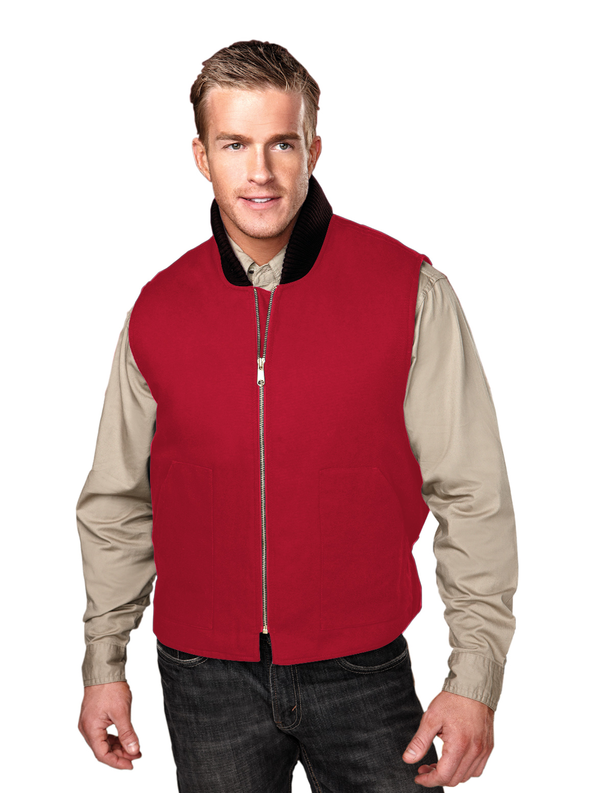 TriMountain Cotton Canvas Work Vest