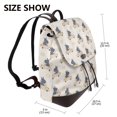 thumbnail image 2 of Naloa Hippos Driving A Car Print Leather Backpack Purse for Women and Ladies,Shoulder Travel Daypacks Bags,Laptop Backpack for Women, 2 of 4