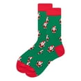 thumbnail image 3 of Men's Christmas Socks Reindeers & Trees & Fun Gift Size 10-13 (2-Pair Set), 3 of 6