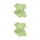 thumbnail image 4 of Qarigey Conjunto de camisas de ropa para niñas, mano de obra de poliéster de verano, pantalones de cierre de piel de larga duración, Tops Type1 NO1, 4 of 6