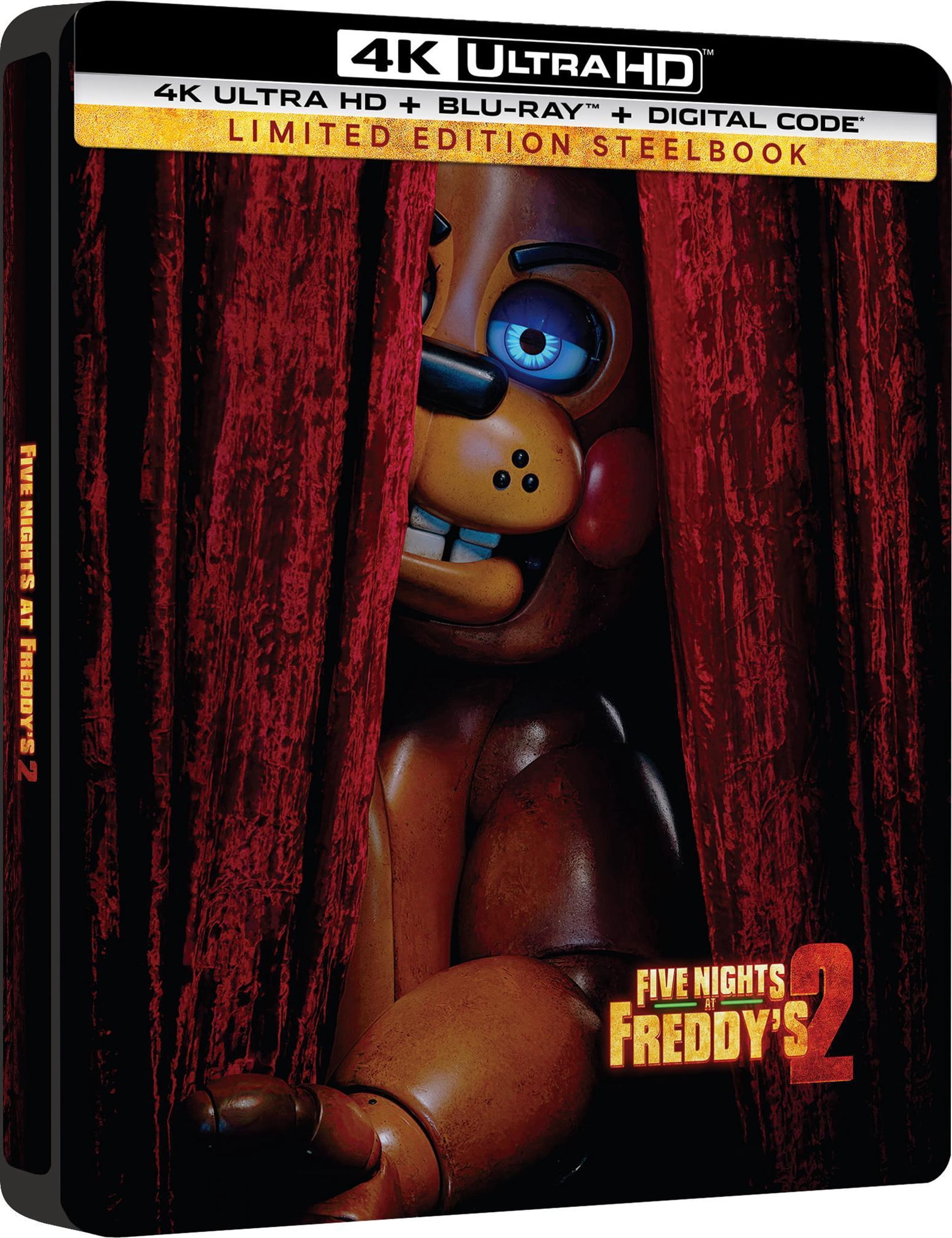 Five Nights at Freddy's 2 (Steelbook) (4K Ultra HD + Blu-ray + Digital Copy), Horror, Blumhouse