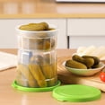 thumbnail image 3 of Osdhezcn Upsides Down Kimchis Jar With Strainer with Large Capacity Dishwasher Safe Tin, 3 of 15