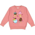 thumbnail image 2 of Inktastic Ice Cream with Patterns Toddler Sweatshirt, 2 of 4
