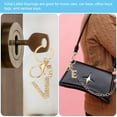 thumbnail image 6 of Uxcell Initial Letter Key Chain A-Z Keychain Initials Keyring Cute Metal Crystal Alphabet Keyring for Keys T, 6 of 7