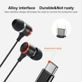 thumbnail image 6 of YUNOVA USB C Headphones with Microphone, Wired Earbuds for Samsung Galaxy S24/S23/S22/S21/S20 iPhone 15/16 Pro Max Pixel 6/7/8, Type C Earphones for Android USB C Devices, Bass Stereo Wired Ear Buds, 6 of 10