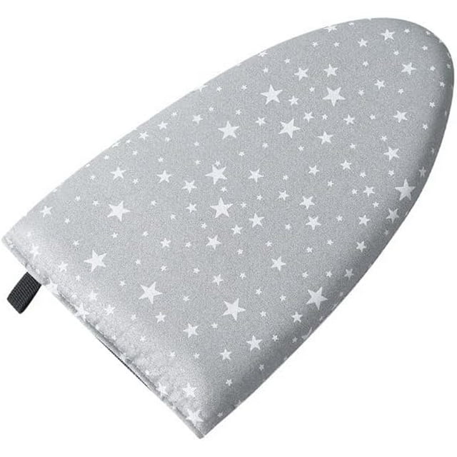 Planche à Repasser Mini à Main Gant Résistant à la Chaleur Accessoires de Vapeur pour Vêtements, Gris