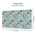thumbnail image 3 of Kdxio Animal Dog Print Large Gaming Mouse Pad,Non-Slip Base,Water Resist Keyboard Pad for Gamer,Office & Home,29.5 x 15.8 in, 3 of 9