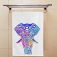 thumbnail image 4 of Dreamtimes Bath Hand Kitchen Towels Watercolor Elephant Face Towel Washcloth 2 Pack Soft Quick Dry Super Absorbent Bathroom, 4 of 6