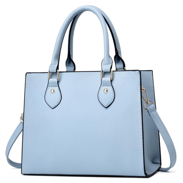 Bolso de mano CHICAROUSAL Bandolera de piel sintética Liz Azul claro