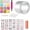 Gift, variant on dianhelloya 1 Set 300CM Nano Tape Bubble Toy with Straw Charm Sticker Inflator Tweezer Adhesive Funny Stress Relief DIY Craft Making Toy Kit Children Gift for Xmas Gift