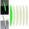 thumbnail image 1 of CHAO (Brillan en la oscuridad) Paquete de 6 protectores de puerta de coche premium, protectores de borde de puerta de goma, 1 of 5