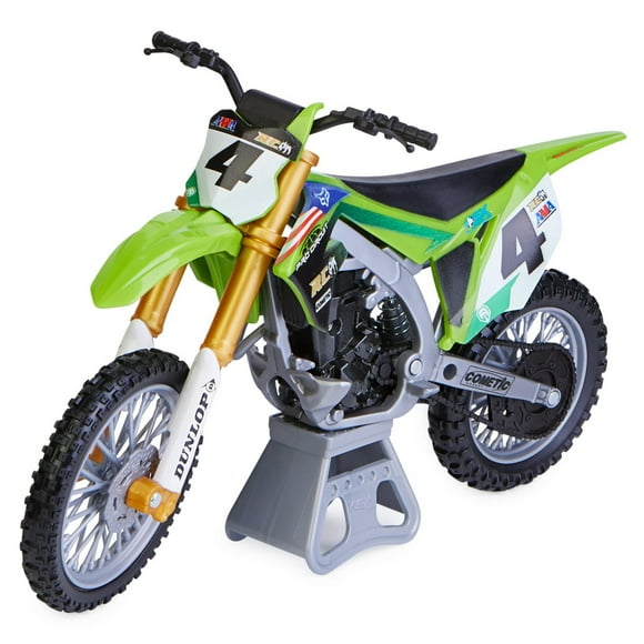 Supercross, Authentic Ricky Carmichael 1:10 Scale Collector Die-Cast Motorcycle Replica with Display Stand