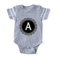 thumbnail image 1 of CafePress - Monogram Medallion A - Cute Infant Baby Football Bodysuit, 1 of 1