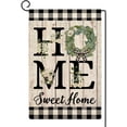 thumbnail image 1 of Newhomestyle Home Sweet Home Magnolia Small Garden Flag ,Spring Farmhouse Rustic Home Decor for Yard Lawn Patio Outdoor 12x18 Inch, 1 of 6