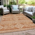 thumbnail image 6 of Addison Rugs Chantille Indoor/Outdoor Transitional Southwest Copper Washable Rectangle Rug, 5' x 7'6", 6 of 6