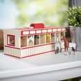Melissa & Doug TakeAlong ShowHorse Stable Play Set With Wooden Stable Box and 8 Toy Horses