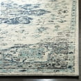 thumbnail image 3 of SAFAVIEH Madison Louise Overdyed Floral Runner Rug, Ivory/Navy, 2' x 8', 3 of 7