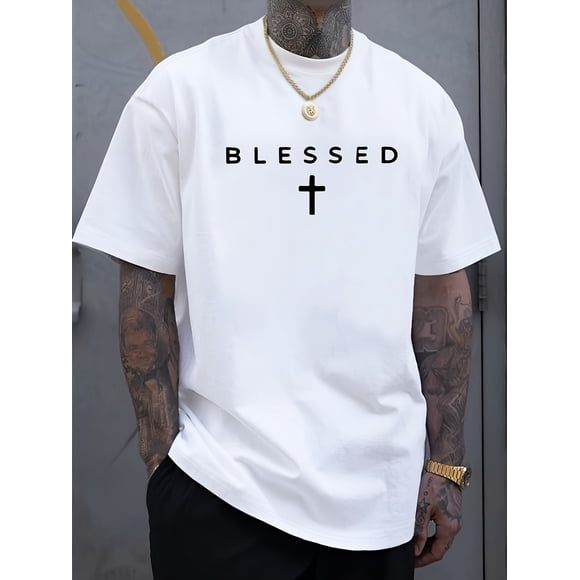T Shirt BLESSED Christian Suitable for Wear