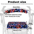 thumbnail image 6 of HELLHERO Stars Stripes Rollator Walker Seat Back Cover for Unisex Non-Slip Cover Walker Seat Cover and The Elderly Waterproof Moisture Wicking, 6 of 7
