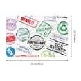 thumbnail image 3 of Uemuo Stamp Set Collection Printed Door Mat Indoor Doormat 16"x24",Front Back Door Mats Non Slip Entrance Rugs,Inside Doormats for Entryway, 3 of 9
