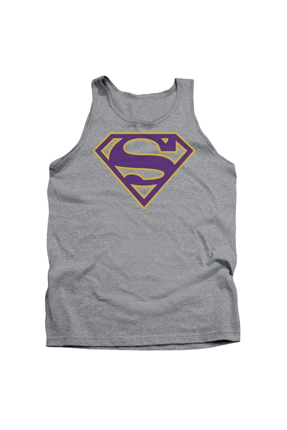 Superman - Purple & Gold Shield - Tank Top - XX-Large