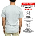 thumbnail image 3 of Access Men's Heavyweight Short Sleeve Cotton Crew Neck T-Shirt (Pack of 3) (LT Gray, Medium) AT35, 3 of 8