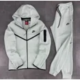 thumbnail image 1 of Nike Tech Fleece Tracksuit White Men's Hoodie & Pants/Joggers Set, 1 of 11