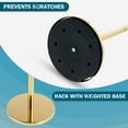thumbnail image 3 of Dznils Free Standing Stainless Steel Toilet Paper Holder with Roll Reserve, Gold, 3 of 11