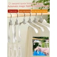 thumbnail image 2 of Multifunctional Portable Folding Clothes Rack with Quick Fold Suitcase Storage, 2 of 5