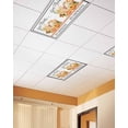 thumbnail image 2 of Fluorescent Light Covers for Ceiling Lights 1 Pack, Thanksgiving Pumpkins Fall Magnetic Ceiling Light Covers 2x4ft for Classroom Office School, Maple Leaf Black Striped Drop Ceiling Light Shade, 2 of 7